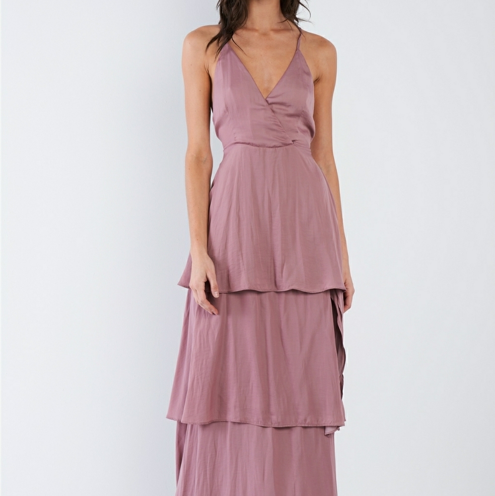 Mauve maxi dress